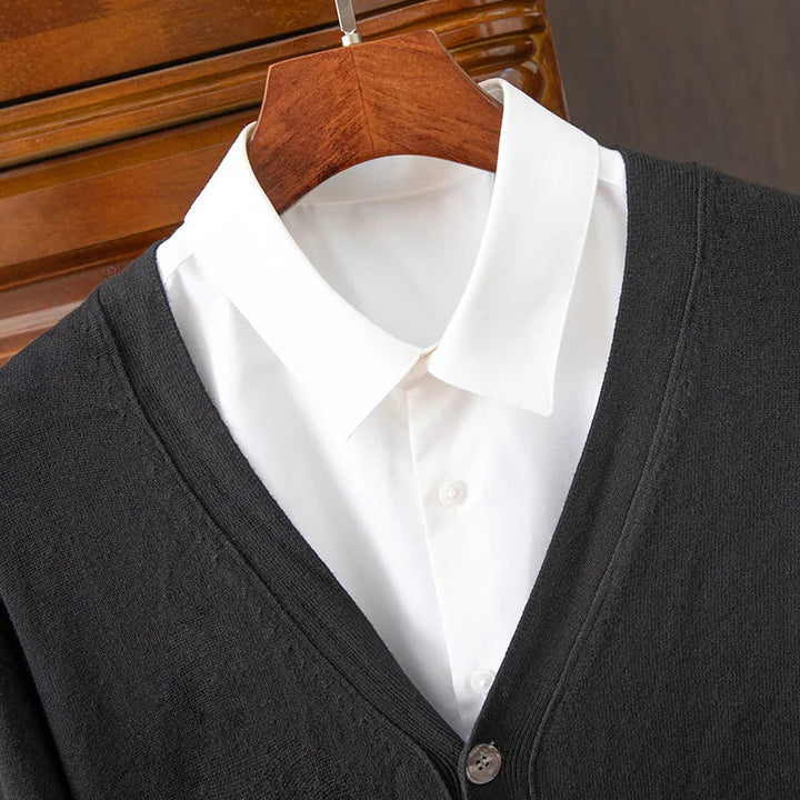Maglione da Uomo Scollatura a V Rilassato in Vari Colori - Maglioni Uomo Eleganti e Versatili 5