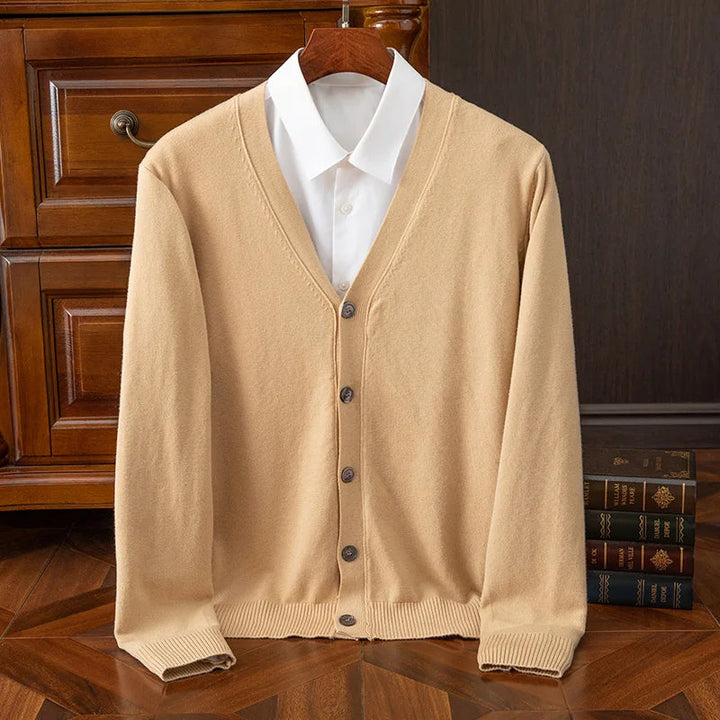 Maglione da Uomo Scollatura a V Rilassato in Vari Colori - Maglioni Uomo Eleganti e Versatili 9