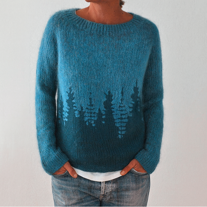 Maglione da Donna Vintage a Maniche Lunghe in Lana, Stile Autunnale e Invernale