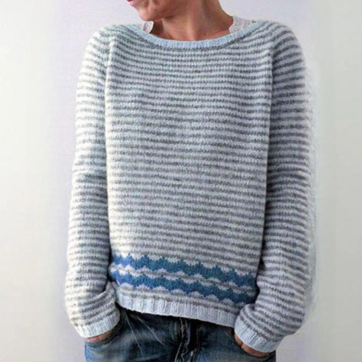Maglione da Donna Vintage a Maniche Lunghe in Lana, Stile Autunnale e Invernale