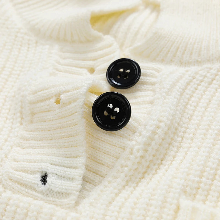 Herrenpullover aus Merinowolle mit Henley-Kragen