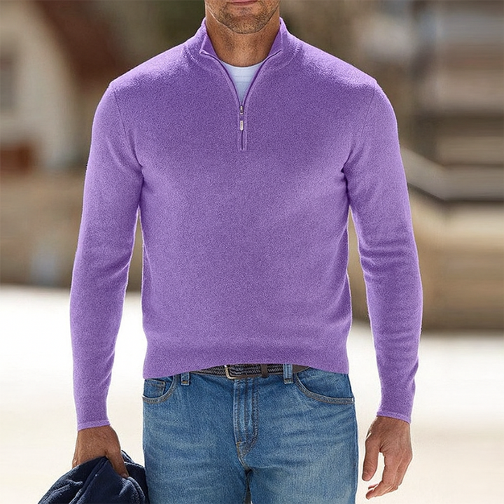 Herrenpullover mit Reißverschluss - Eleganter und vielseitiger Stil für legere und formelle Anlässe
