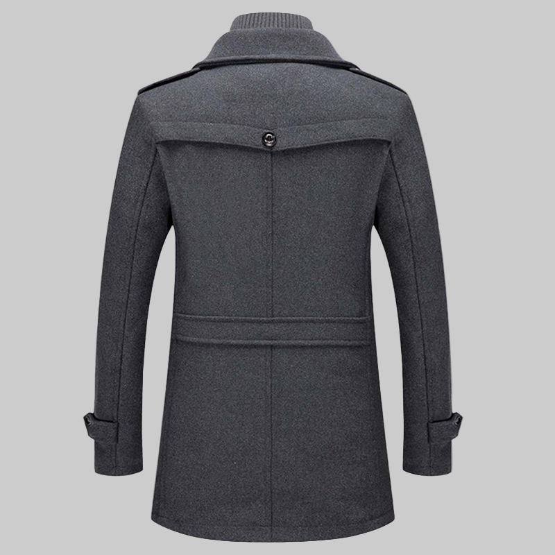 Mantello da Uomo Elegante e Leggero in Tessuto Caldo – Versatile per Inverno, Primavera e Autunno 3