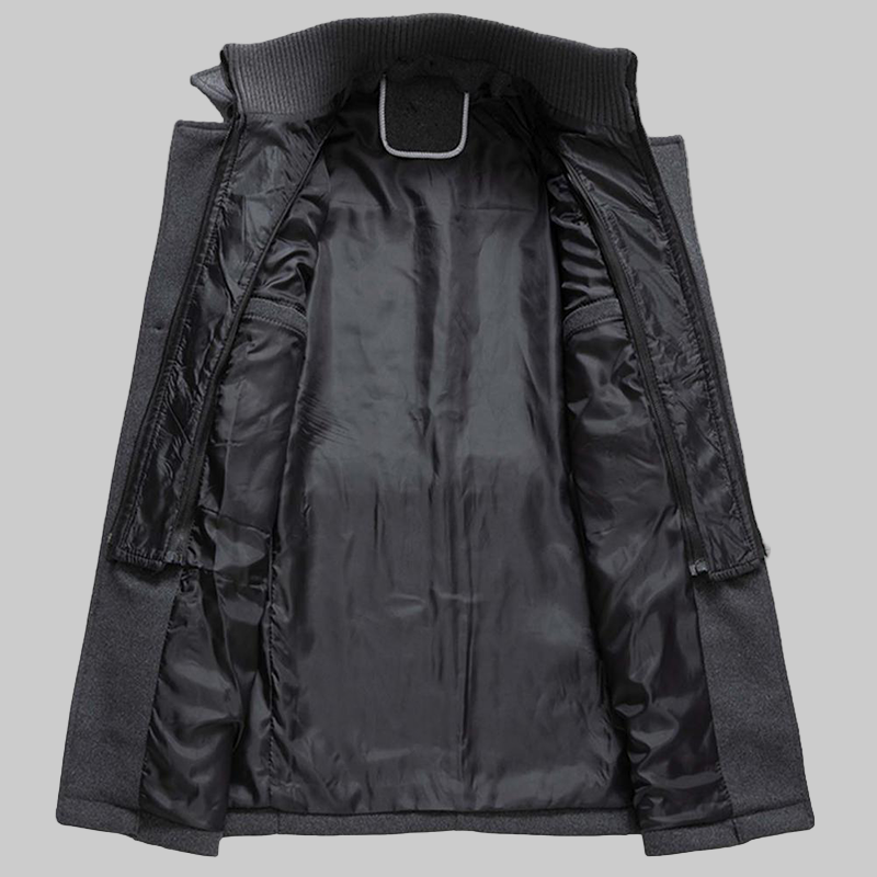 Mantello da Uomo Elegante e Leggero in Tessuto Caldo – Versatile per Inverno, Primavera e Autunno 5