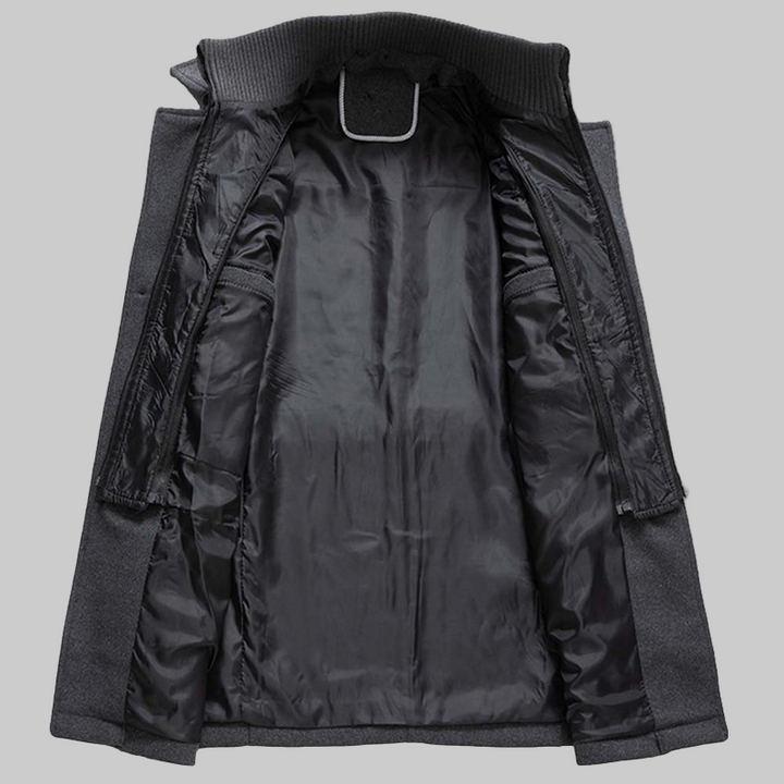 Mantello da Uomo Elegante e Leggero in Tessuto Caldo – Versatile per Inverno, Primavera e Autunno 5