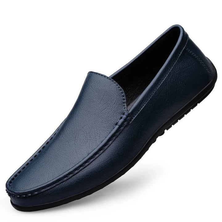 Mocassini Uomo Eleganti in Pelle con Design Classico e Suola Antiscivolo 0