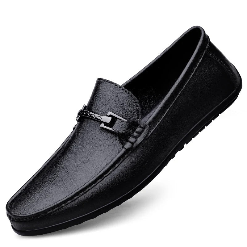 Mocassini Uomo Eleganti in Pelle con Design Classico e Suola Antiscivolo 5