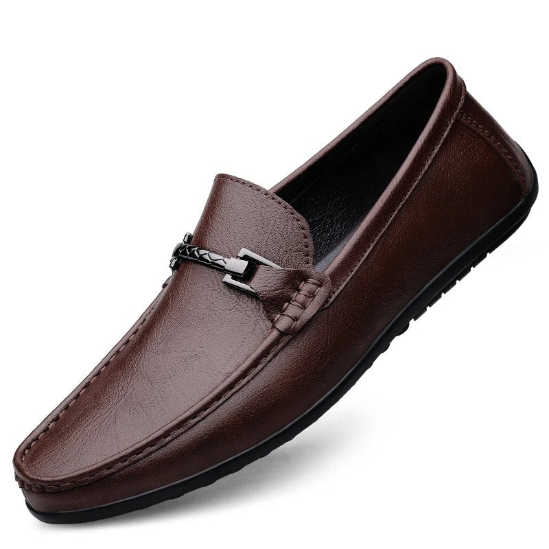 Mocassini Uomo Eleganti in Pelle con Design Classico e Suola Antiscivolo 6