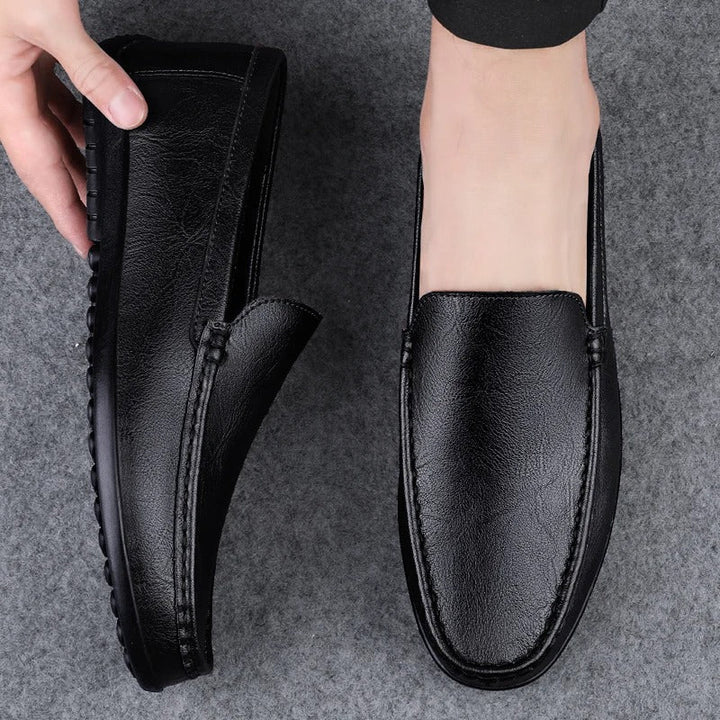 Mocassini Uomo Eleganti in Pelle con Design Classico e Suola Antiscivolo 7