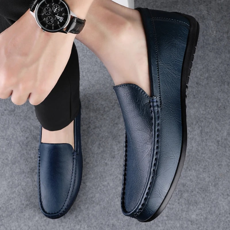 Mocassini Uomo Eleganti in Pelle con Design Classico e Suola Antiscivolo 8