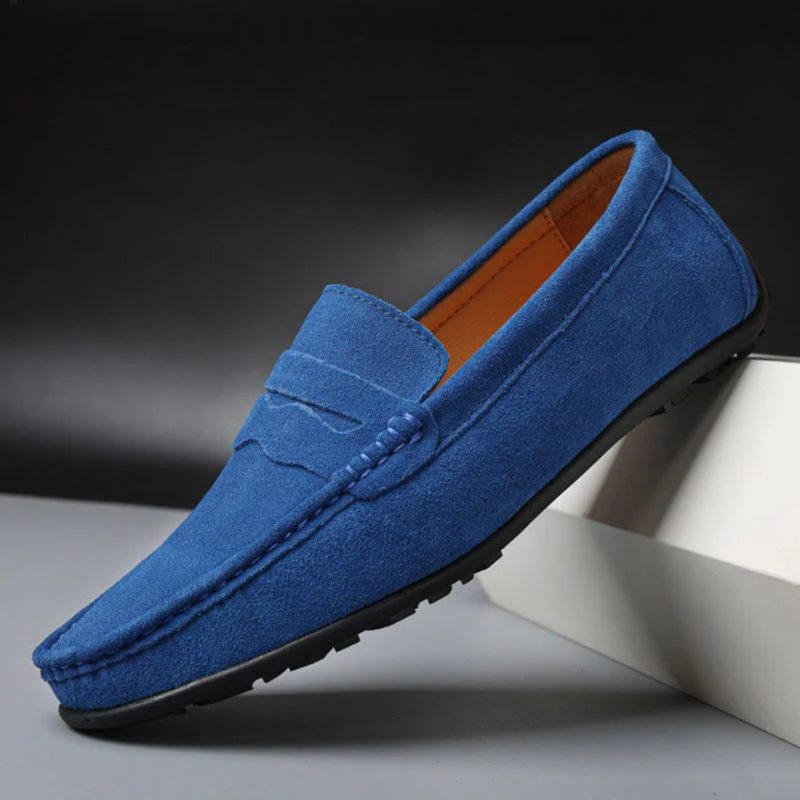 Mocassini Uomo Eleganti in Suede - Design Slip-on