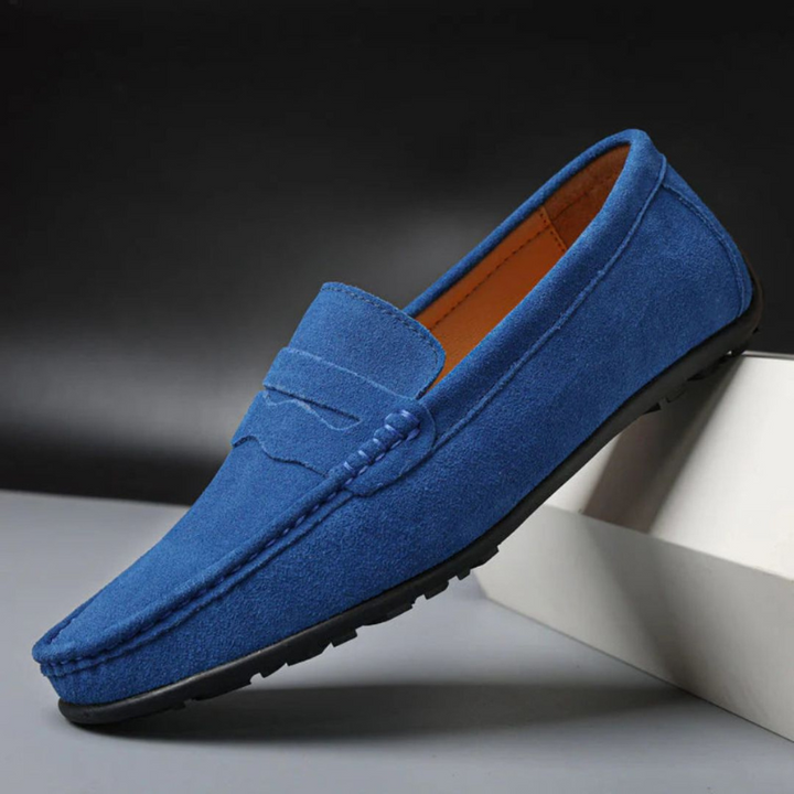 Mocassini Uomo Eleganti in Suede - Design Slip-on
