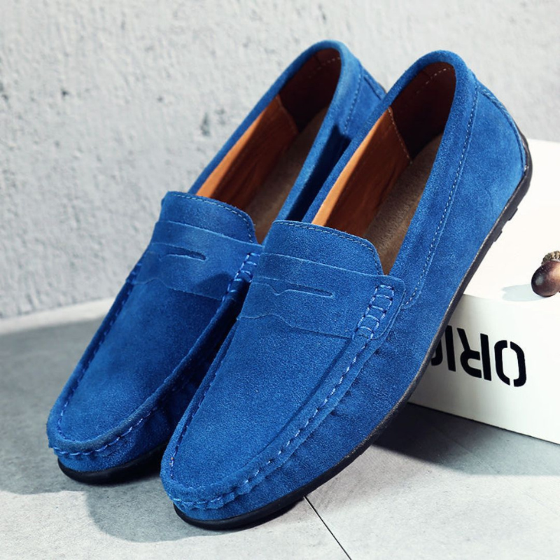 Mocassini Uomo Eleganti in Suede - Design Slip-on