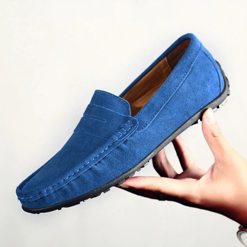 Mocassini Uomo Eleganti in Suede - Design Slip-on