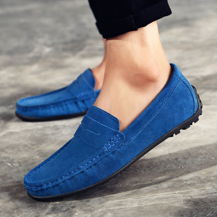 Mocassini Uomo Eleganti in Suede - Design Slip-on