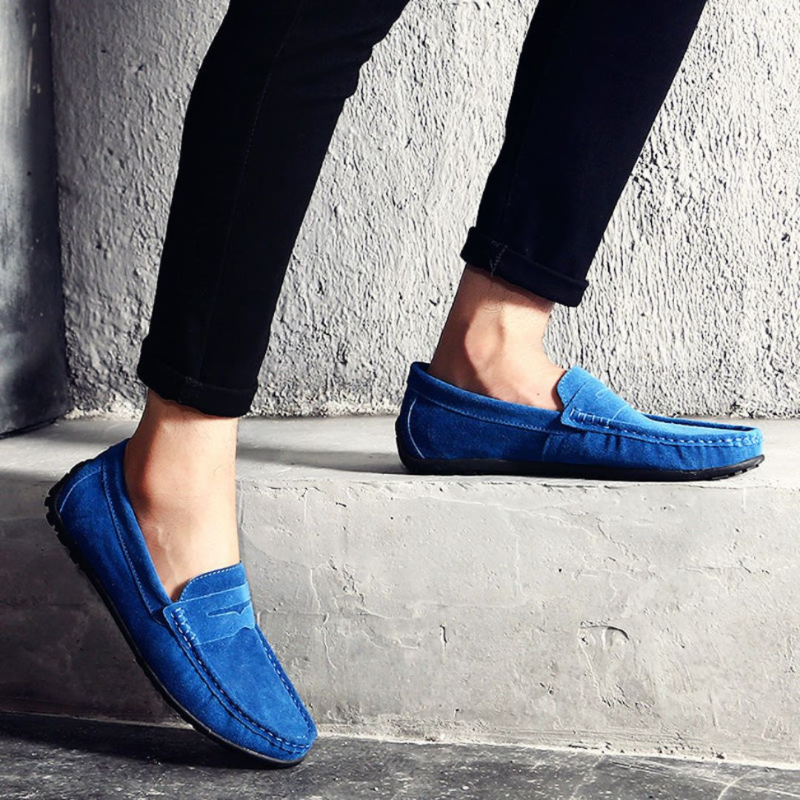 Mocassini Uomo Eleganti in Suede - Design Slip-on