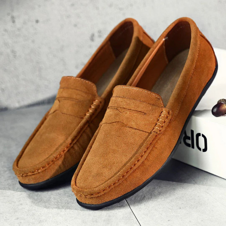 Mocassini Uomo Eleganti in Suede - Design Slip-on