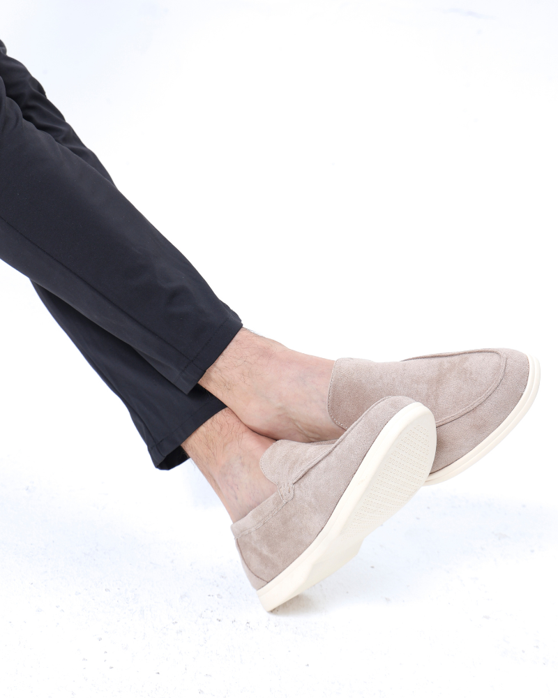 Mocassini Uomo Eleganti in Suede con Soletta di Supporto - Mocassino Uomo Estivo per Occasioni Formali e Casual 3