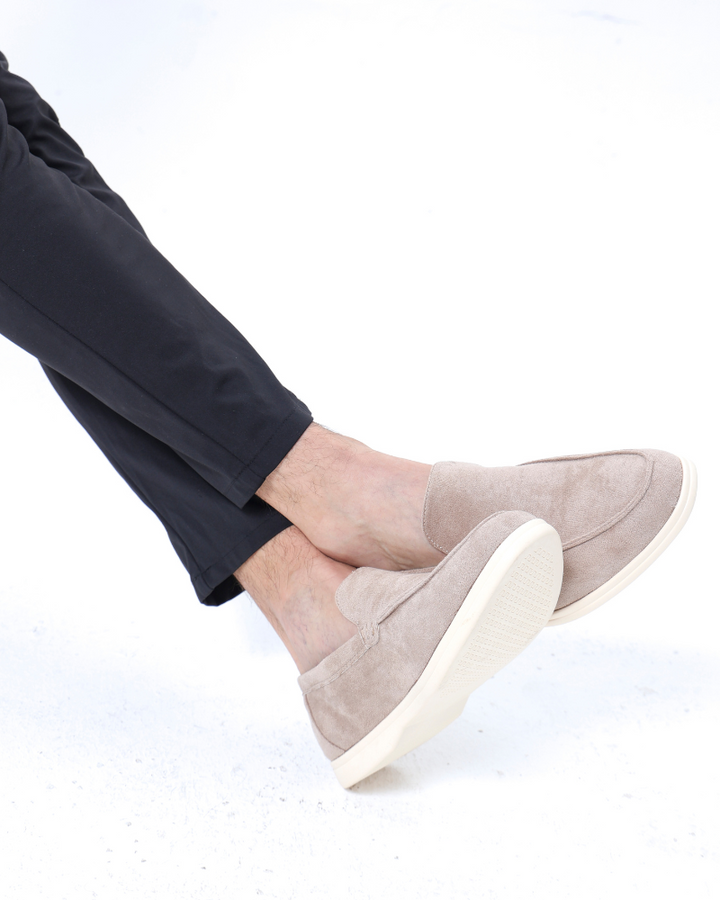 Mocassini Uomo Eleganti in Suede con Soletta di Supporto - Mocassino Uomo Estivo per Occasioni Formali e Casual 3