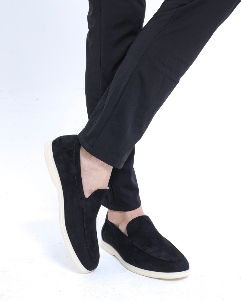 Mocassini Uomo Eleganti in Suede con Soletta di Supporto - Mocassino Uomo Estivo per Occasioni Formali e Casual 8