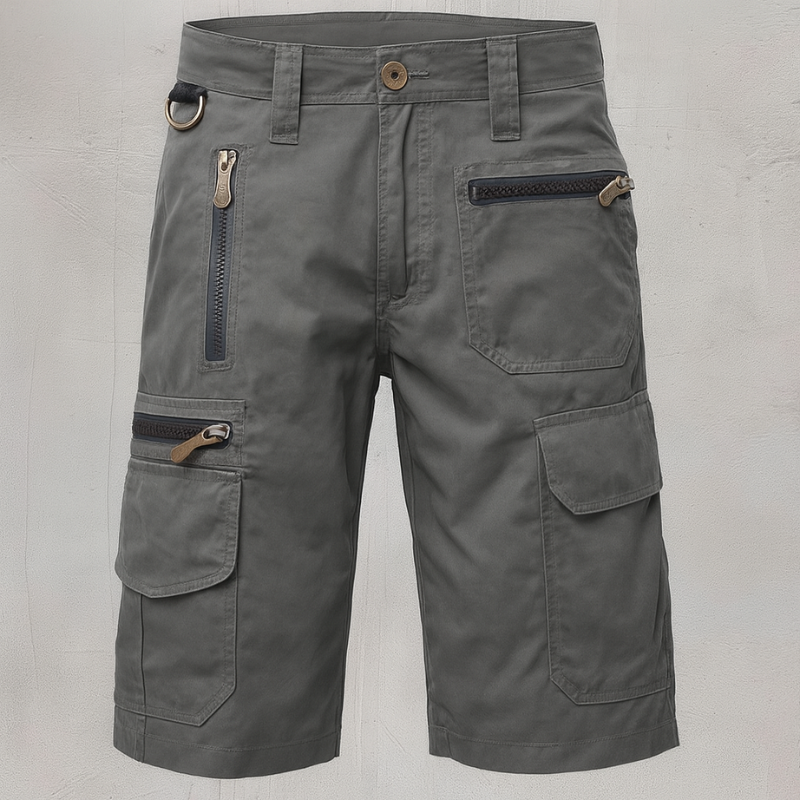Pantaloncini Multifunzionali da Uomo con Tasche per le Attività Estive