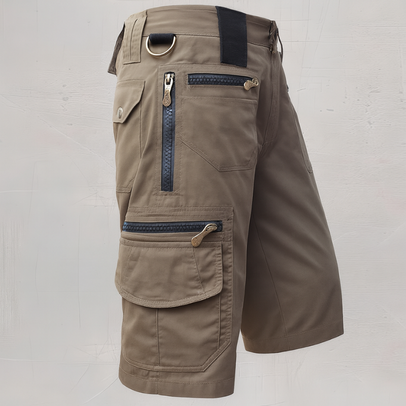 Pantaloncini Multifunzionali da Uomo con Tasche per le Attività Estive