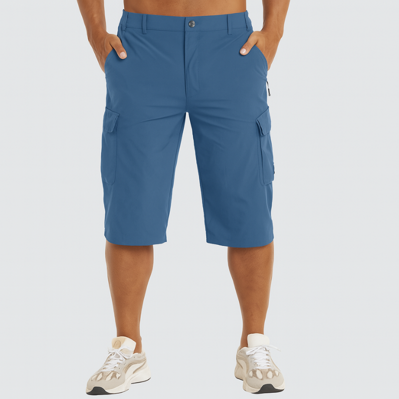 Pantaloni Cargo Estivi da Uomo Versatili per Attività All'aperto