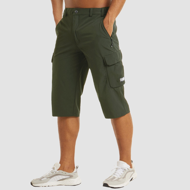 Pantaloni Cargo Estivi da Uomo Versatili per Attività All'aperto