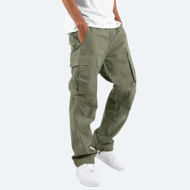 Herren Cargo-Hosen mit Taschen, elegant und vielseitig für den täglichen Gebrauch