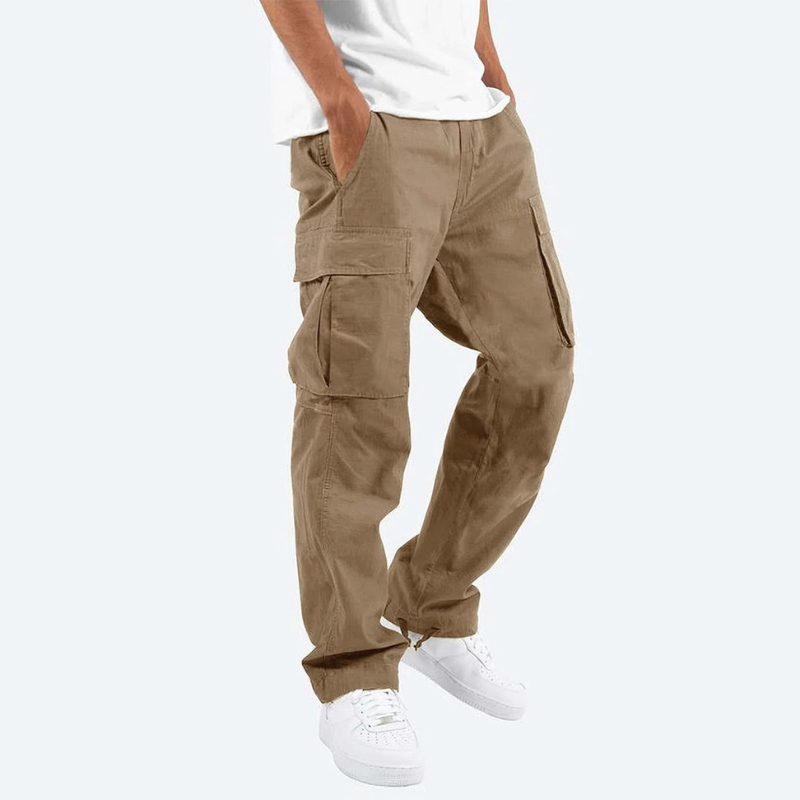 Herren Cargo-Hosen mit Taschen, elegant und vielseitig für den täglichen Gebrauch