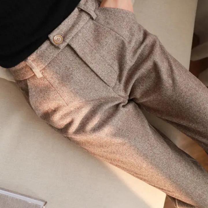 Pantaloni Eleganti Affusolati da Uomo