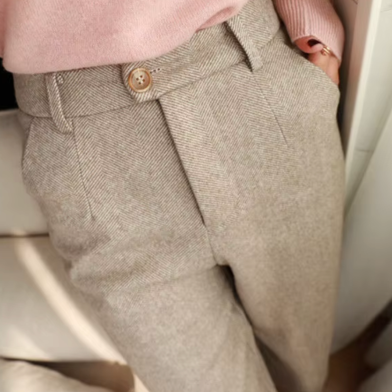 Pantaloni Eleganti Affusolati da Uomo