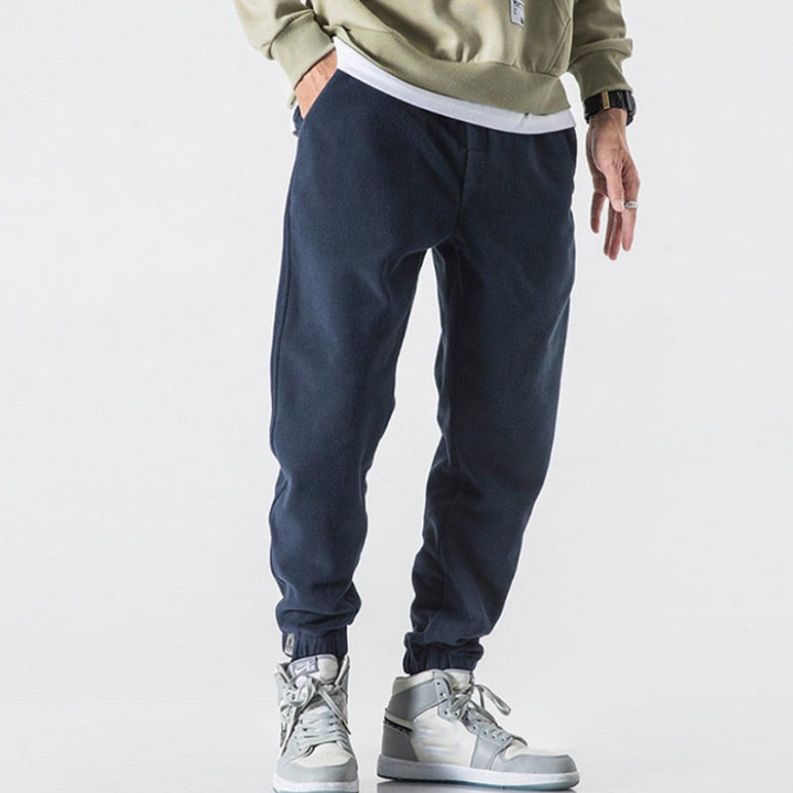 Herren Casual Jogginghosen aus Fleece mit elastischem Bund