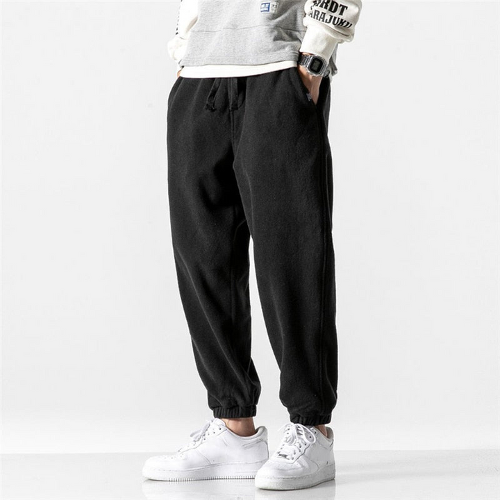 Herren Casual Jogginghosen aus Fleece mit elastischem Bund