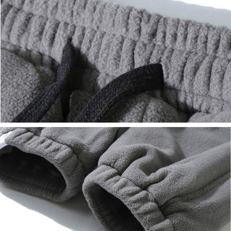 Herren Casual Jogginghosen aus Fleece mit elastischem Bund
