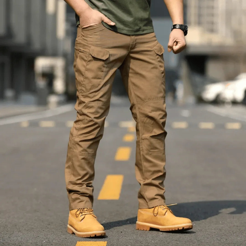 Pantaloni Cargo Uomo Tactical per Avventure all'Aperto