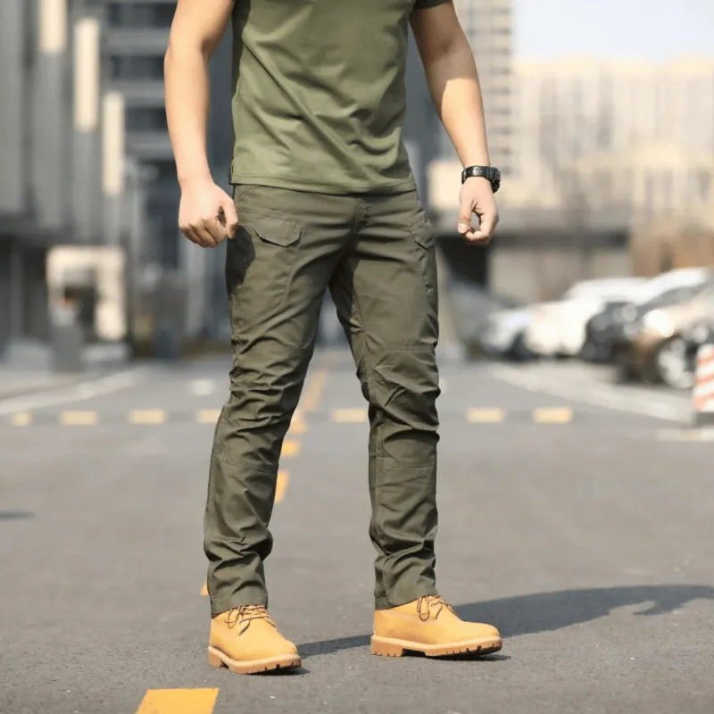 Pantaloni Cargo Uomo Tactical per Avventure all'Aperto