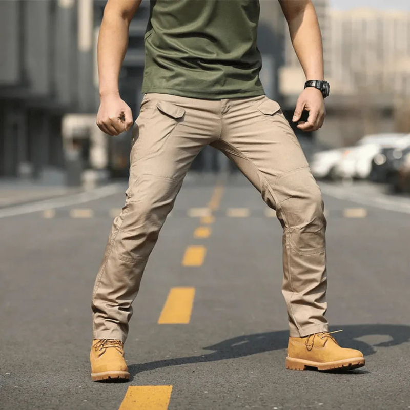 Pantaloni Cargo Uomo Tactical per Avventure all'Aperto
