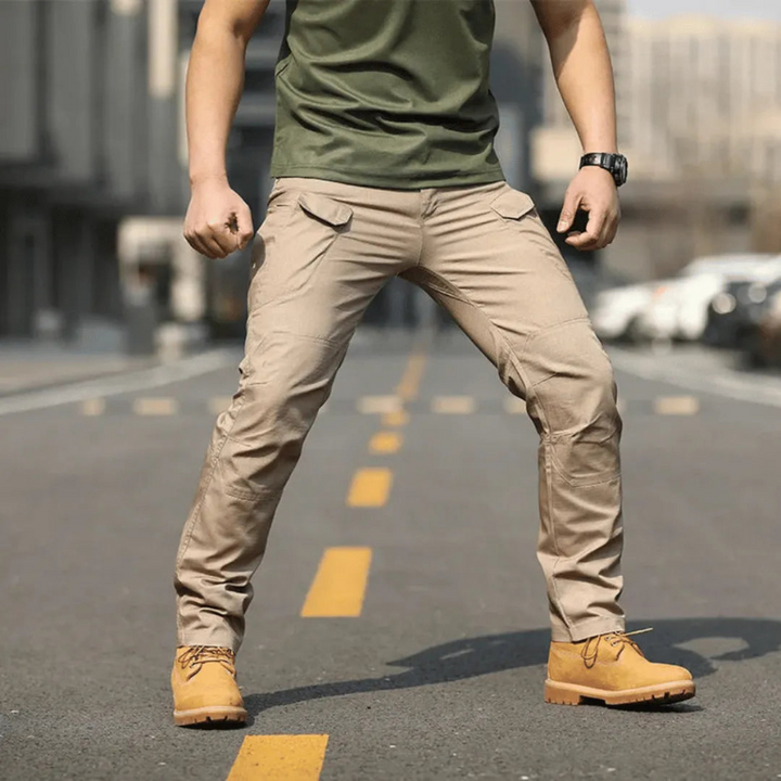 Pantaloni Cargo Uomo Tactical per Avventure all'Aperto