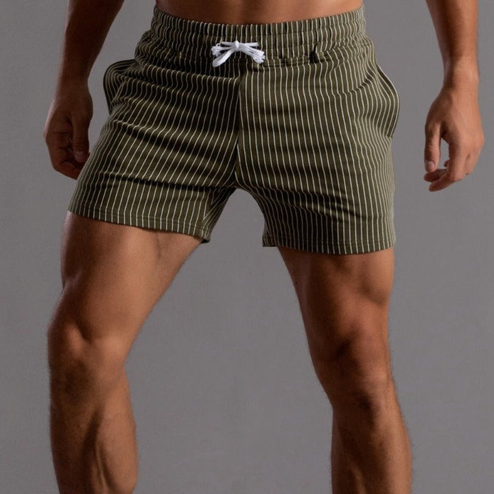 Slim-Fit und lässige Herren-Shorts für den Sommer mit elastischem Bund