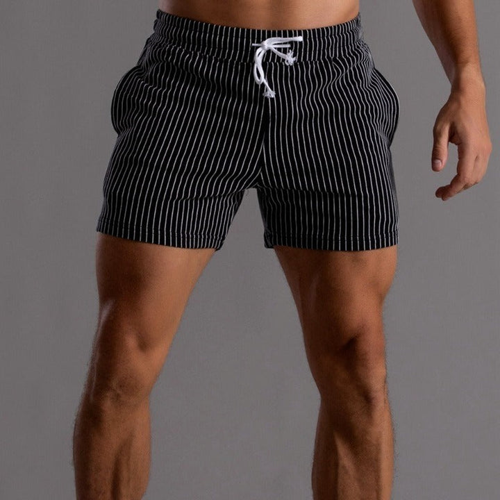 Slim-Fit und lässige Herren-Shorts für den Sommer mit elastischem Bund