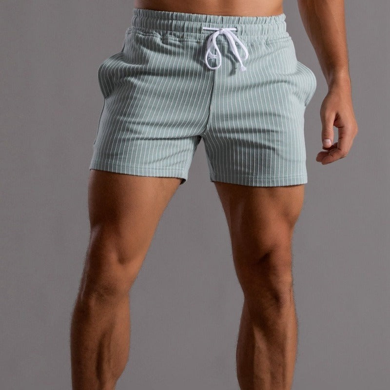 Slim-Fit und lässige Herren-Shorts für den Sommer mit elastischem Bund