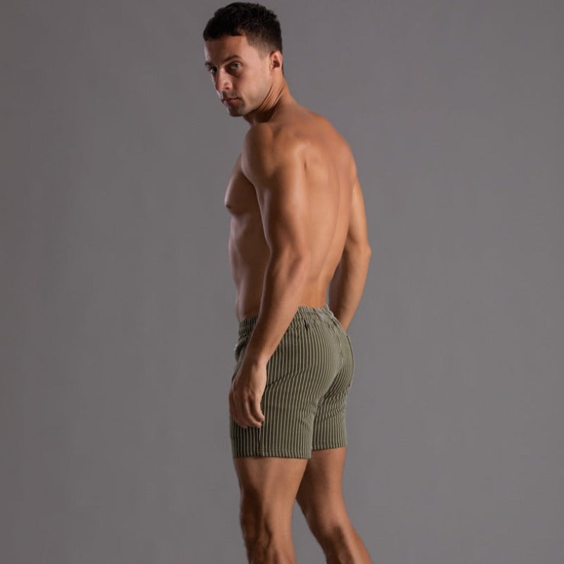 Slim-Fit und lässige Herren-Shorts für den Sommer mit elastischem Bund
