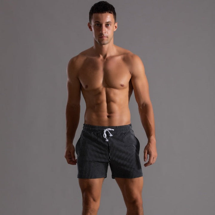 Slim-Fit und lässige Herren-Shorts für den Sommer mit elastischem Bund