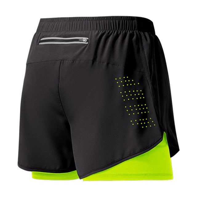 Sportliche Herren-Laufshorts mit Netz-Einsätzen