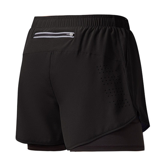 Sportliche Herren-Laufshorts mit Netz-Einsätzen