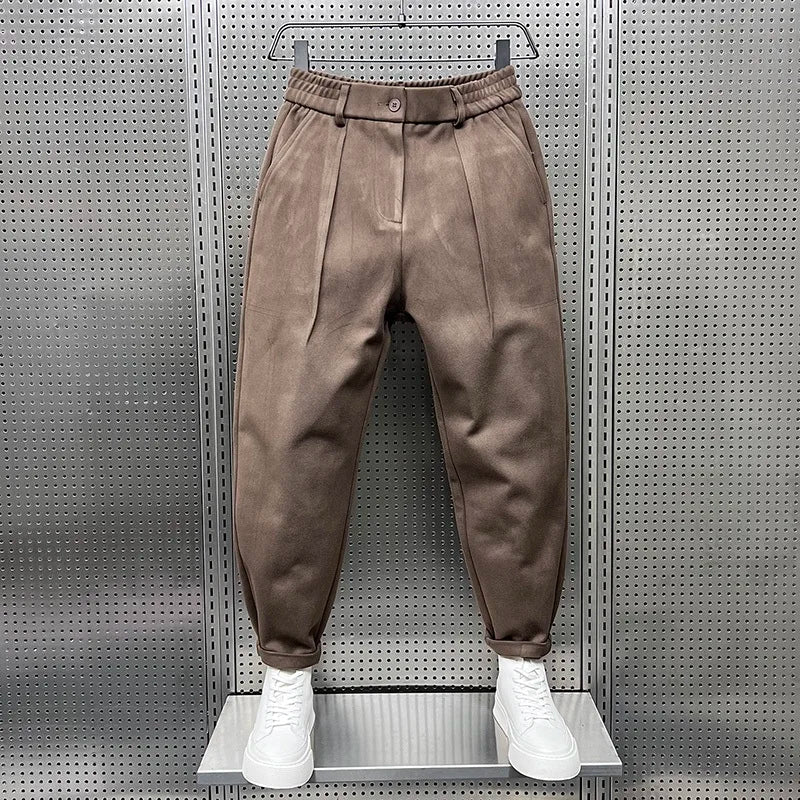 Pantaloni Eleganti Uomo Neri con Taglio Classico e Comfort Moderno - Versatili per Occasioni Formali e Semi-Formali 0