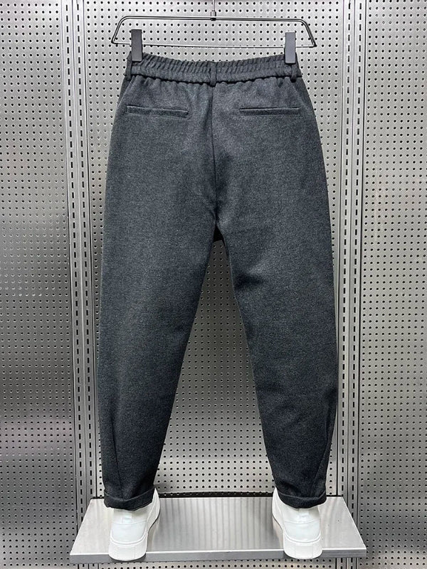 Pantaloni Eleganti Uomo Neri con Taglio Classico e Comfort Moderno - Versatili per Occasioni Formali e Semi-Formali 6