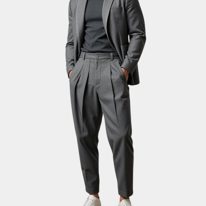 Pantaloni Eleganti Uomo Neri con Taglio Classico e Comfort Moderno - Versatili per Occasioni Formali e Semi-Formali 7