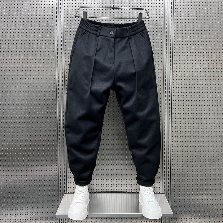 Pantaloni Eleganti Uomo Neri con Taglio Classico e Comfort Moderno - Versatili per Occasioni Formali e Semi-Formali 9